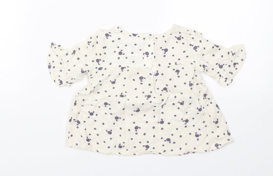 Primark Girls Beige Tutu Dress Size 6-9 Months - disney minnie