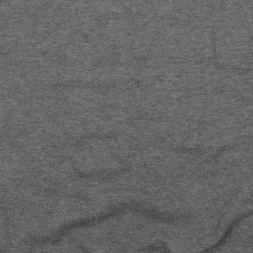 Brand and care label for ASOS men’s grey jumper, size 2XL