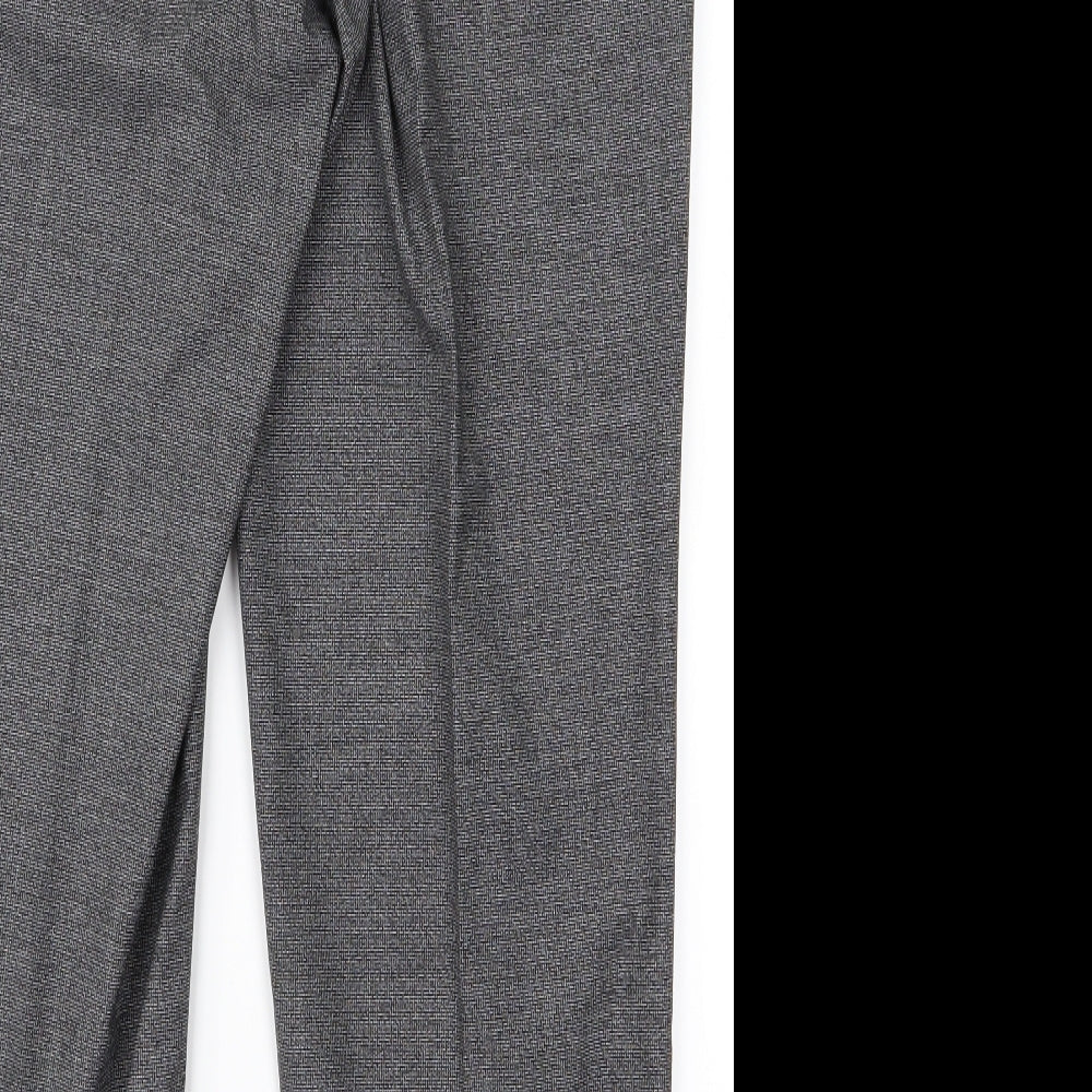 m&s Womens Grey Trousers Size 38 L26 in