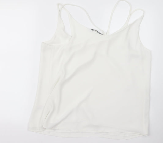 Peacocks Womens White Basic Button-Up Size 18