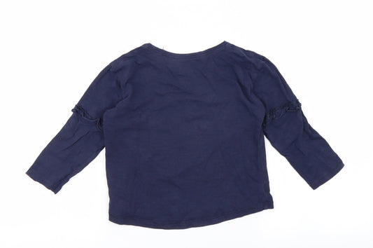 NEXT Girls Blue Basic T-Shirt Size 2-3 Years - Stay Magical
