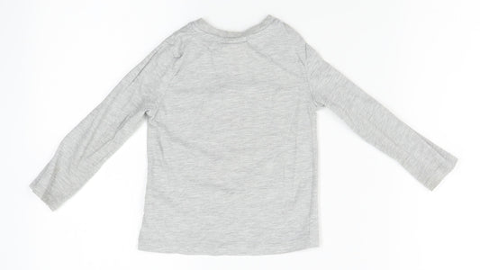 Minion made Boys Grey Basic T-Shirt Size 3-4 Years - minions, despicable me
