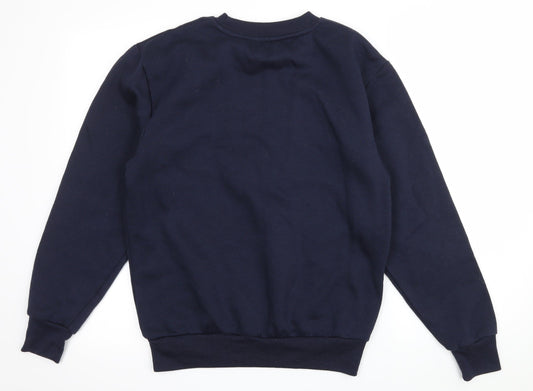 Slazenger Mens Blue  Jersey Pullover Sweatshirt Size XS