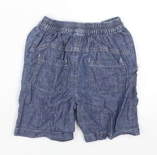 Mini Mode Baby Blue Denim Cropped Jeans Size 12-18 Months