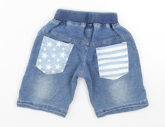 Super Brother Boys Blue Denim Cropped Jeans Size 18-24 Months - University A