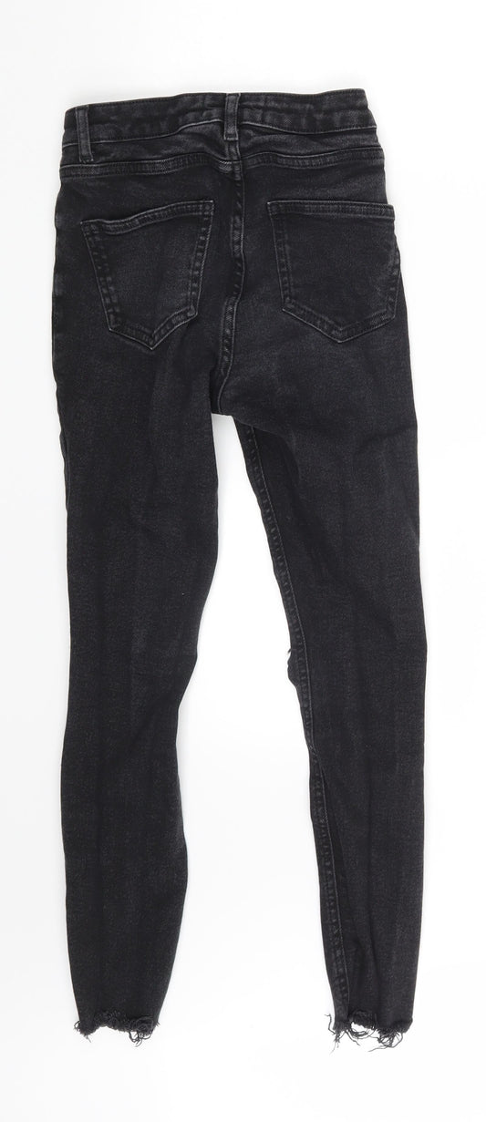 Hallie Girls Grey Denim Skinny Jeans Size 13 Years