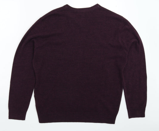 Debenhams Mens Brown Knit Pullover Jumper Size M