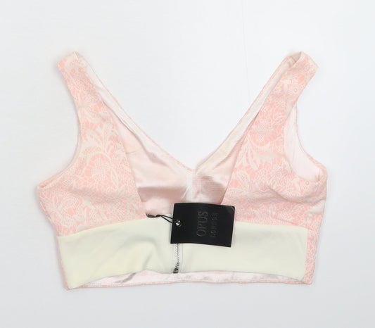OPUS Womens Pink Cropped Tank Size 14