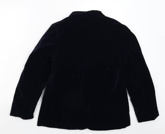 Preworn Womens Blue Jacket Blazer Size 16