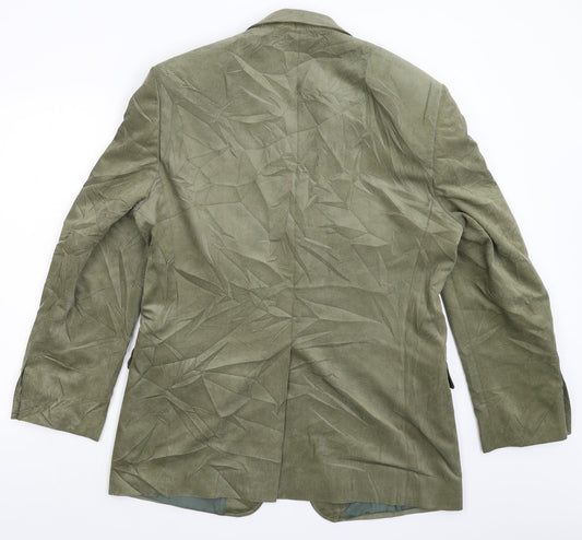 Marks and Spencer Mens Green Jacket Suit Jacket Size 40
