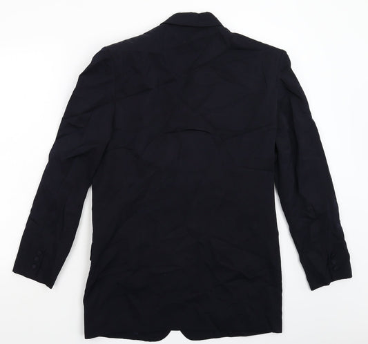 Classiques Womens Blue Jacket Suit Jacket Size 16