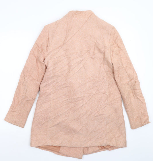 Stradivarius Womens Beige Pea Coat Coat Size S