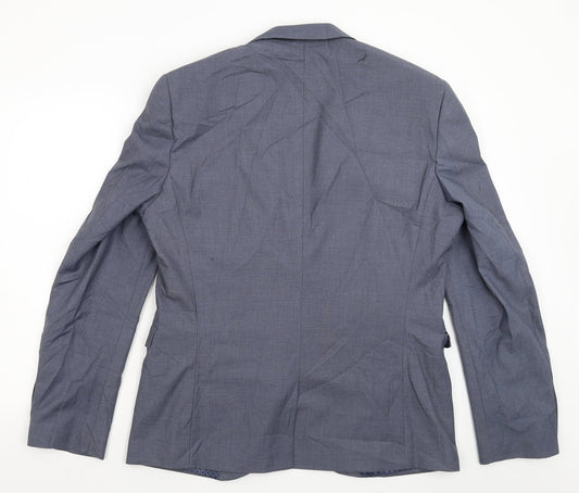 Karl Jackson Mens Blue Jacket Suit Jacket Size 44