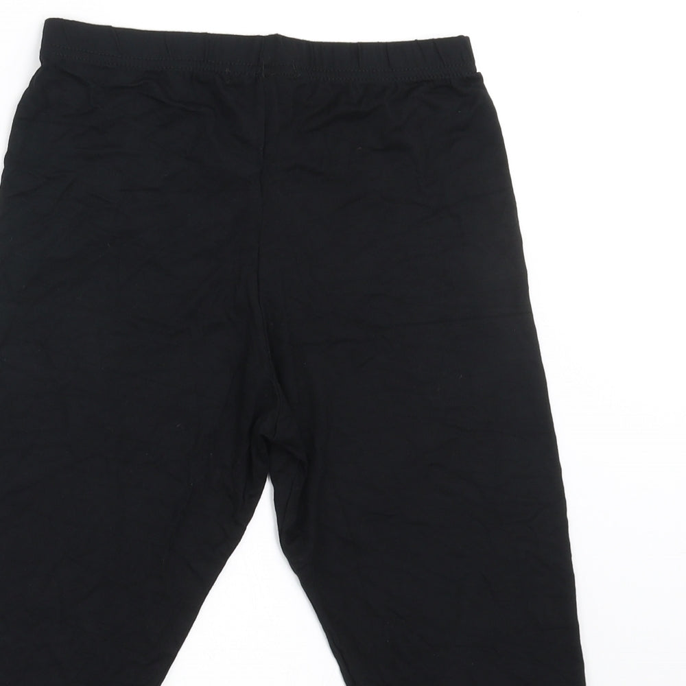 I SAW IT FIRST Womens Black Biker Shorts Size 8