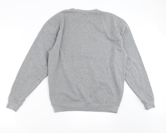 CS Mens Grey Pullover Sweatshirt Size M