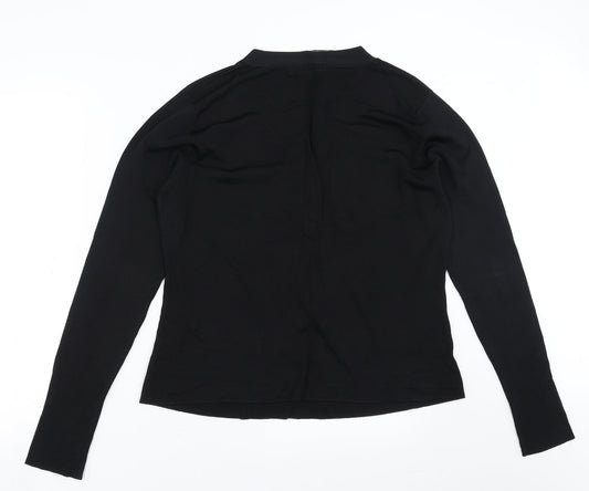 Klass Womens Black Pullover Jumper Size L
