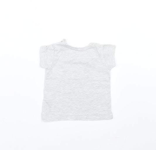 Primark Girls Grey Basic T-Shirt Size 3-6 Months - I love my Grandma