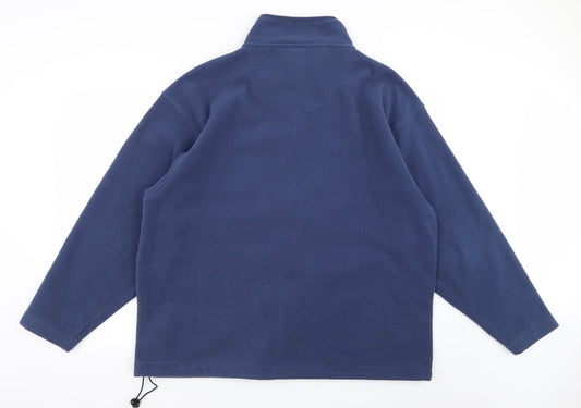 extreme sport Mens Blue Full Zip Jumper Size L