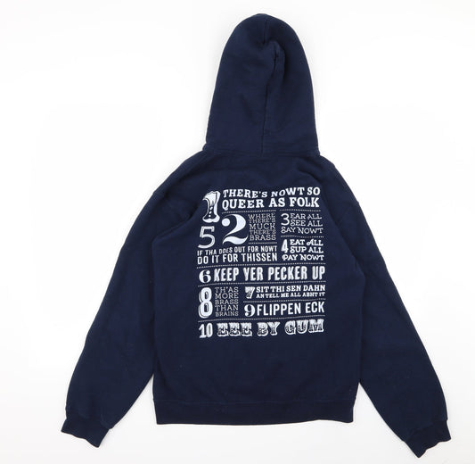 Gildan Mens Blue Pullover Jumper Size S