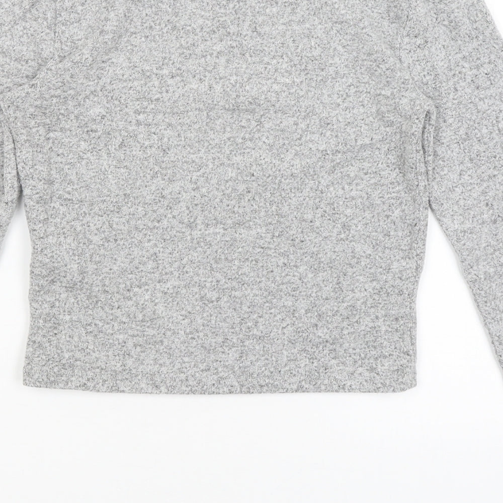 Zara Womens Grey Pullover Jumper Size S