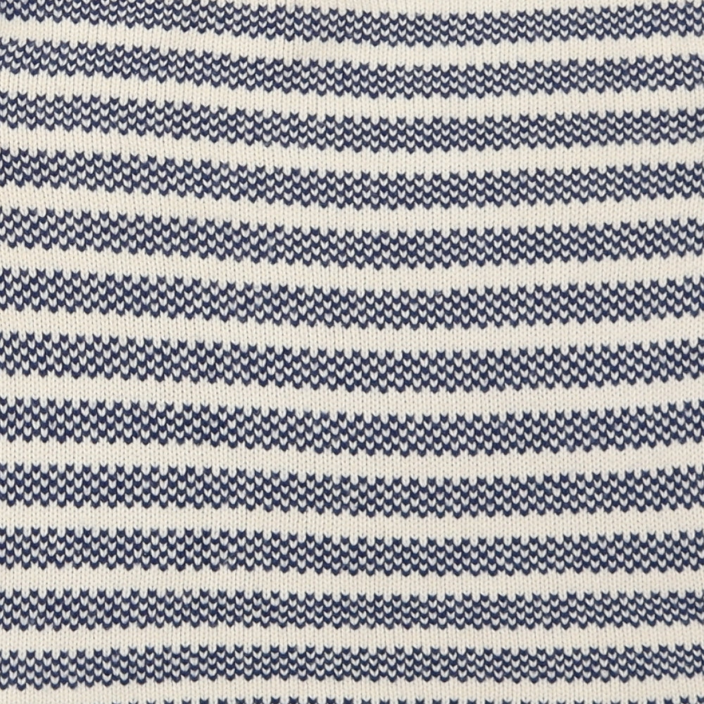 Authentic Clothing Company Womens Blue Striped Pullover Jumper Size M
