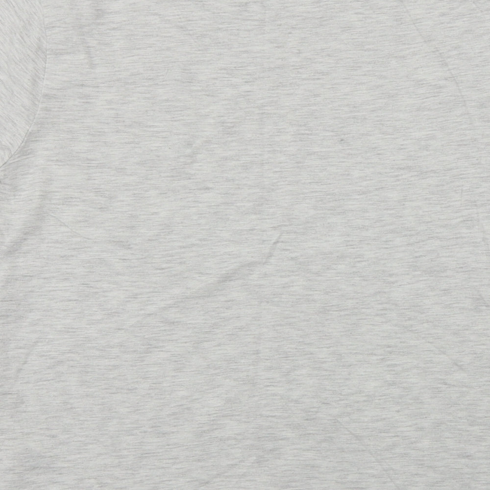 Marks and Spencer Boys Grey Houndstooth Basic T-Shirt Size 10-11 Years