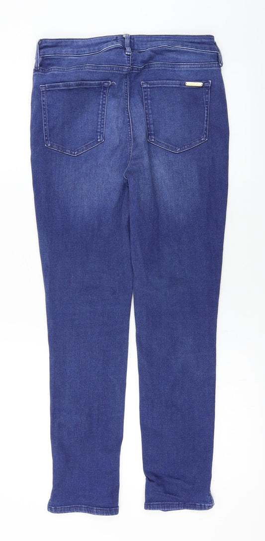 F&F Womens Blue Skinny Jeans Size 28 in L25 in
