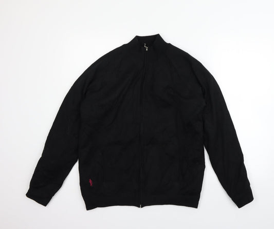Glenmoor Mens Black Jacket Coat Size M