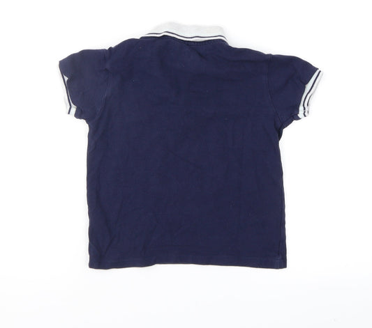 Pep&Co Boys Blue Basic Polo Size 5-6 Years