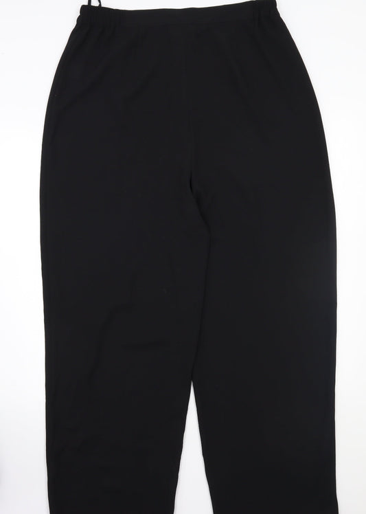 Official Womens Black Trousers Size 18 L29 in