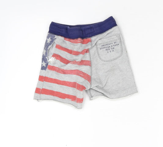 Oshkosh Boys Grey Bermuda Shorts Size 3 Years