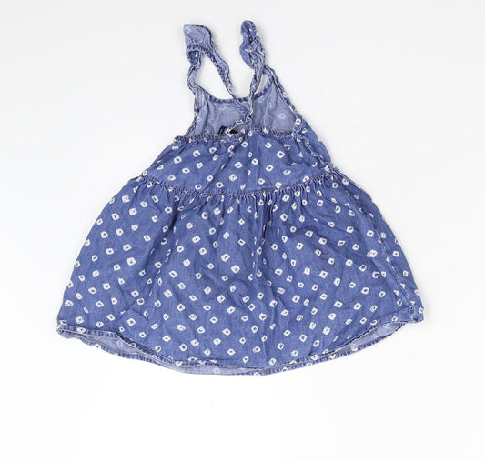 Gap Girls Blue Polka Dot Shift Size 3 Years
