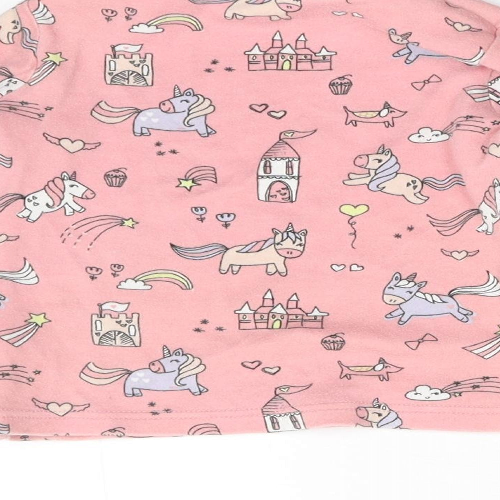 George Girls Pink Basic T-Shirt Size 12-18 Months