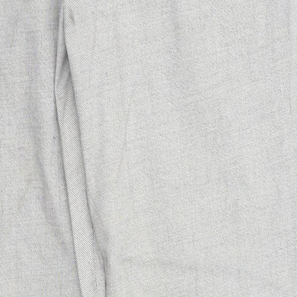 Zara Womens Grey Dress Pants Trousers Size M L25 in