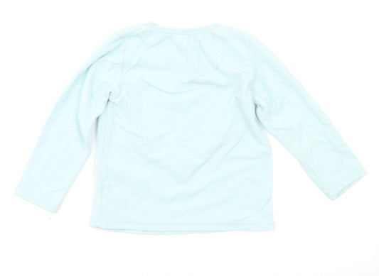 Primark Girls Green Top Pyjama Top Size 3-4 Years - Unicorn