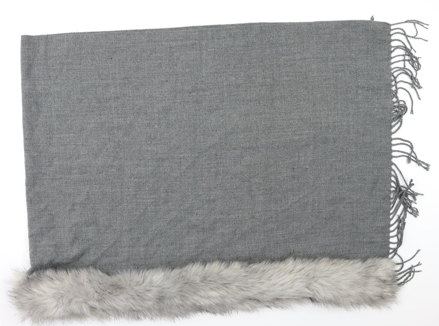 Preworn Womens Grey Shawl/Wrap