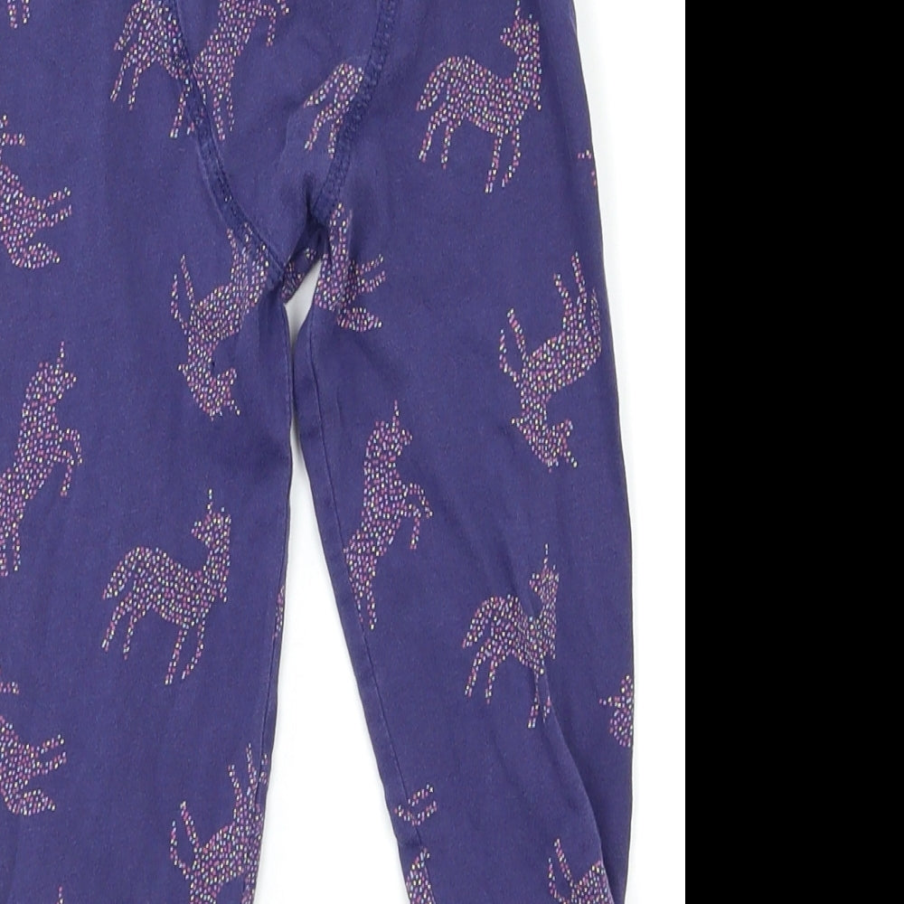 TU Girls Blue Geometric Pyjama Pants Size 2-3 Years