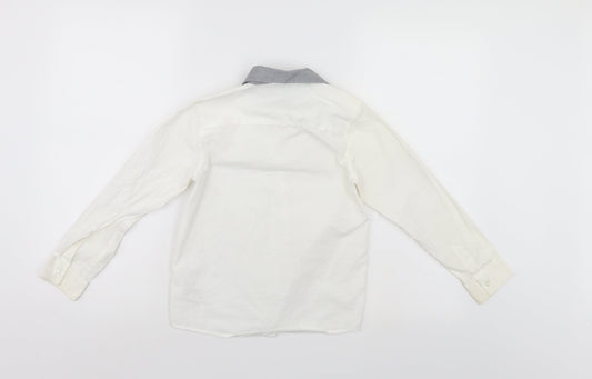NEXT Boys White Basic Button-Up Size 8 Years