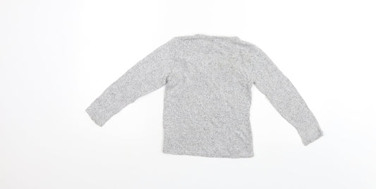 Priark Girls Grey Pullover Jumper Size 6-7 Years