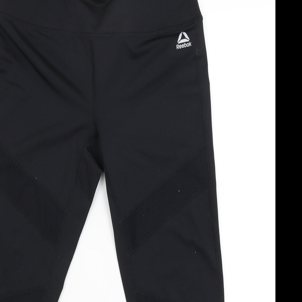 Reebok Womens Black Jogger Trousers Size S L20 in