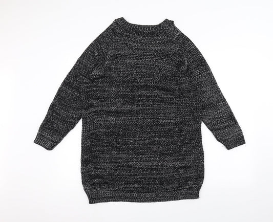 Bershka Womens Black Pullover Jumper Size M