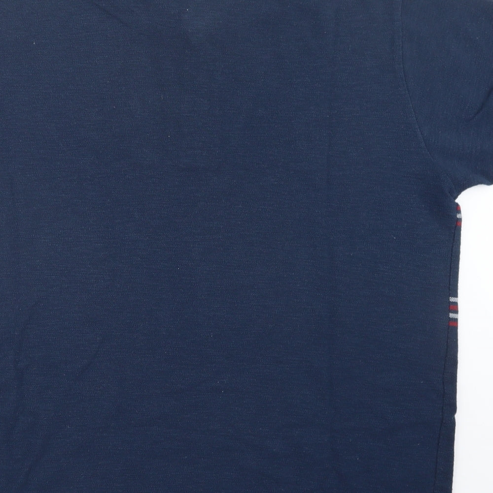 W&B Mens Blue Polo Size L