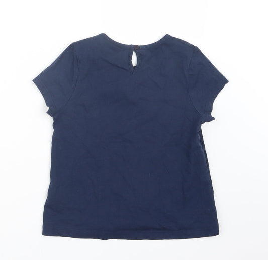 Outfit Girls Blue Basic T-Shirt Size 5-6 Years