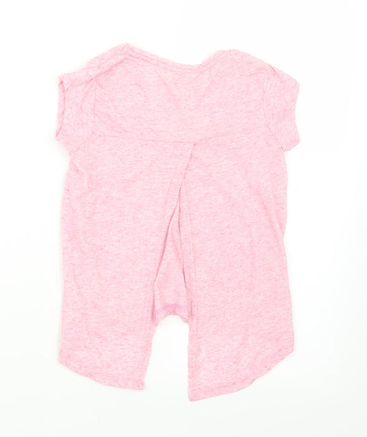 Miss E-vie Girls Pink Basic T-Shirt Size 7-8 Years