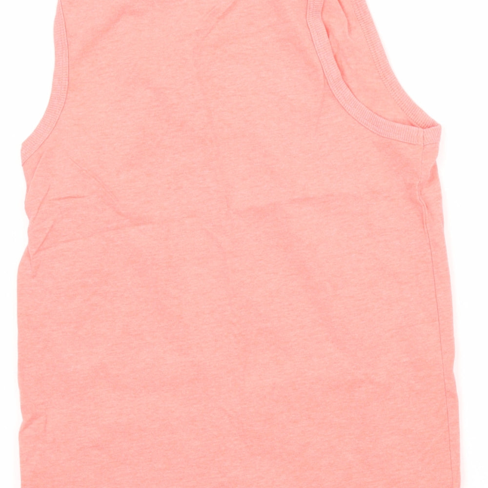 NEXTq Boys Pink Jersey Basic Tank Size 10 Years