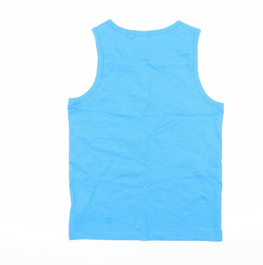 NEXT Boys Blue Jersey Basic Tank Size 10 Years