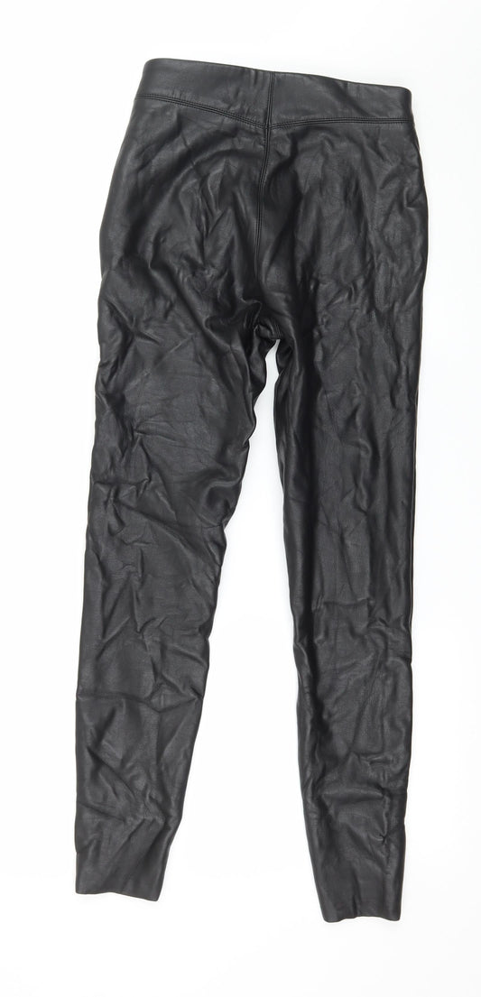 Topshop Womens Black Trousers Size 8 L27 in