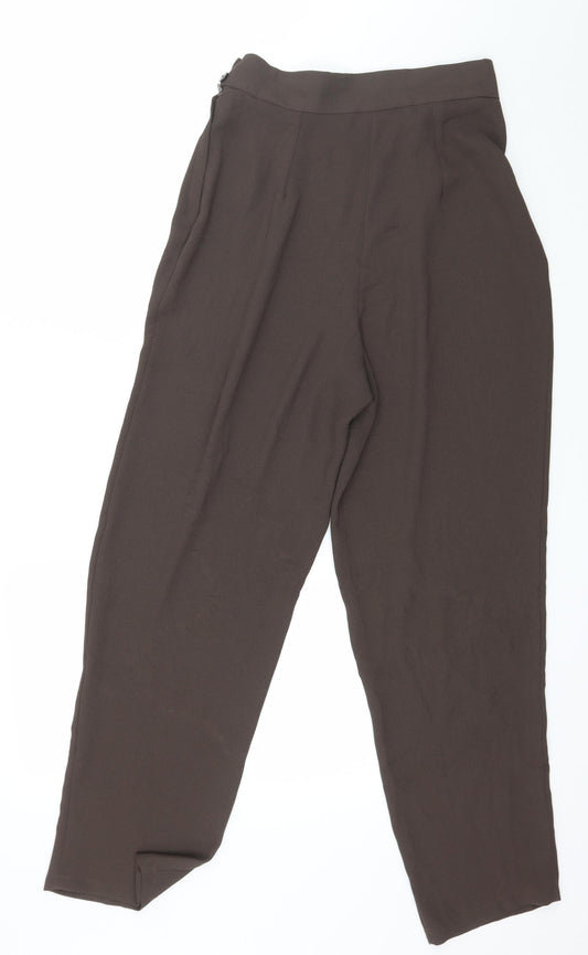 Principles Womens Brown Trousers Size 12 L27 in
