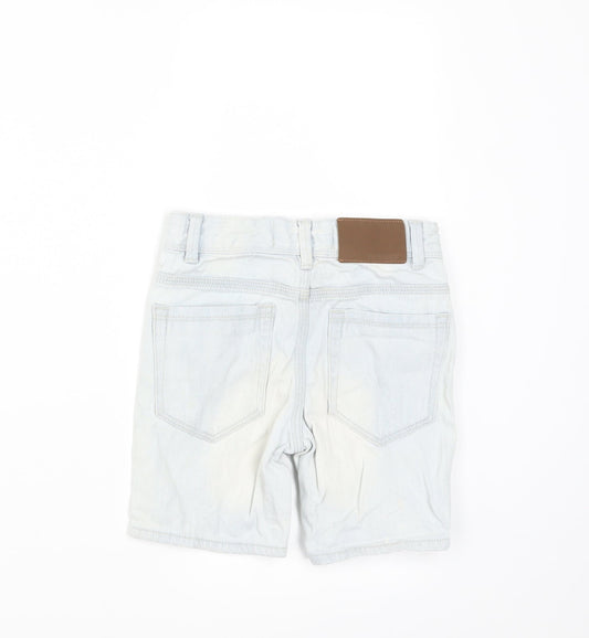 Matalan Boys Blue Denim Chino Shorts Size 5 Years