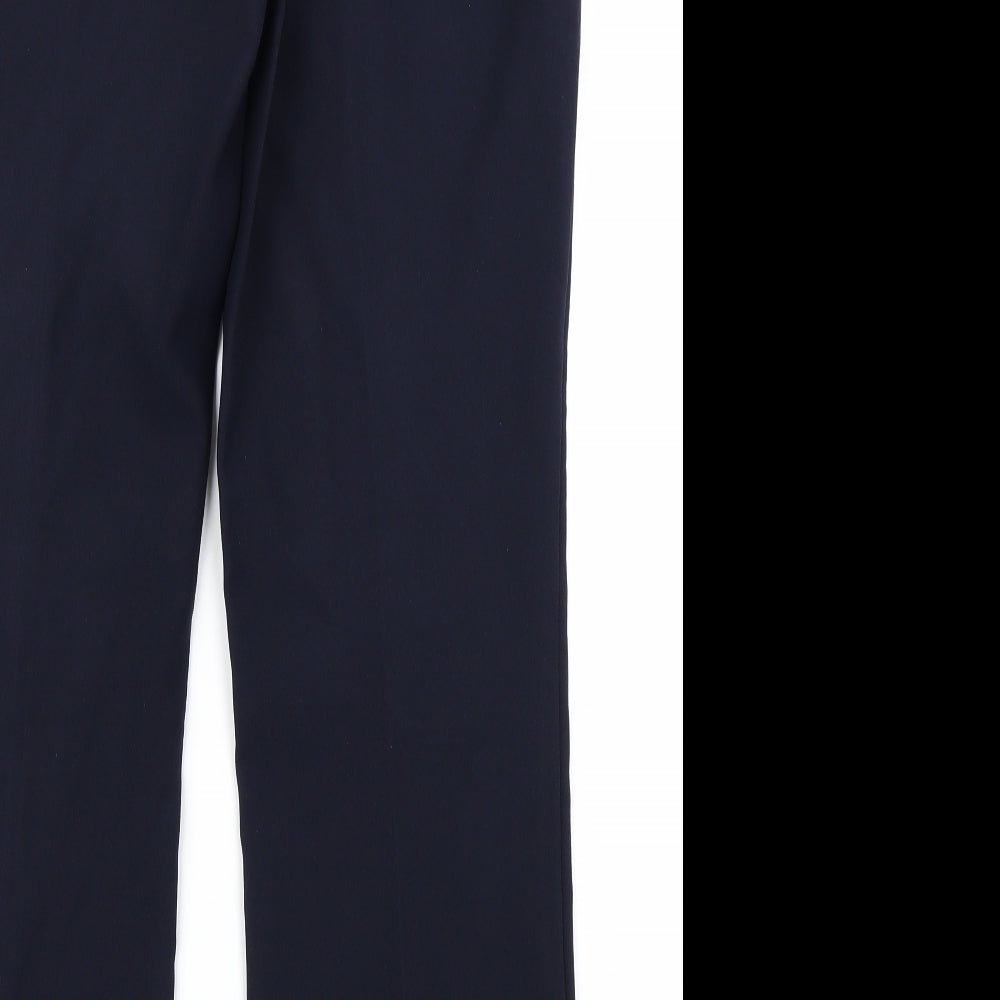 Marks & Spencer Womens Blue Trousers Size 12 L22 in